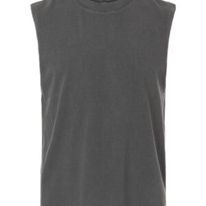 American Apparel Unisex Heavyweight Cotton Garment-Dyed Mid-Length Muscle Tee