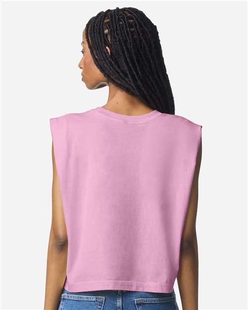 American Apparel Women's Heavyweight Cotton Garment-Dyed Muscle Tee - Image 44