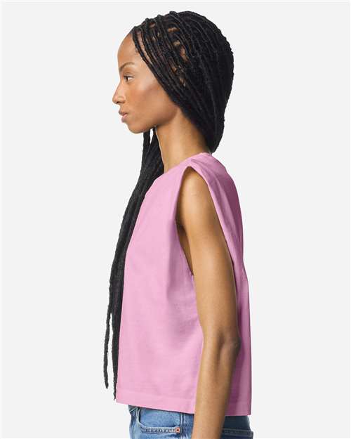 American Apparel Women's Heavyweight Cotton Garment-Dyed Muscle Tee - Image 43
