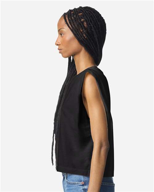 American Apparel Women's Heavyweight Cotton Garment-Dyed Muscle Tee - Image 49