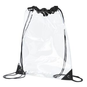 BAGedge BE253 - PVC Clear Drawstring Bag