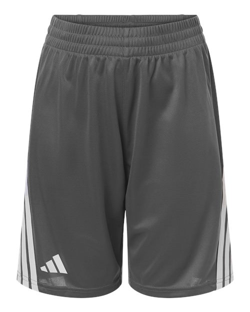 Adidas Youth 3-Stripes 7" Shorts - Image 4
