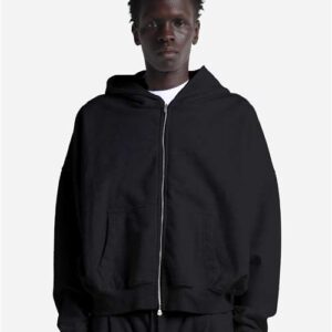 Shaka Wear Unisex Garment-Dyed Cropped Full-Zip Hooded Sweatshirt