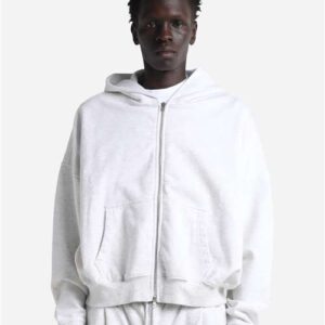 Shaka Wear Unisex Garment-Dyed Cropped Full-Zip Hoodie Sweatshirt