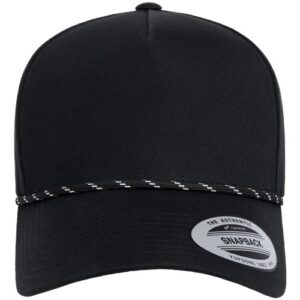 YP Classics Retro Cotton Blend Five-Panel Rope Cap