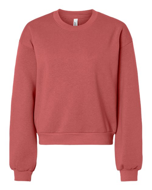 American Apparel Women's ReFlex Fleece Crewneck Sweatshirt - Image 7