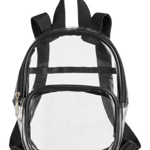 BAGedge BE268 - Clear PVC Mini Backpack
