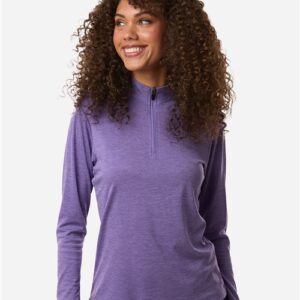 AllPro 4HM70L - Women's Pro-Lock Performance Mélange Quarter-Zip Pullover
