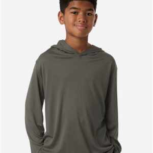 AllPro 48510Y - Youth Pro-Lock Performance Hooded Long Sleeve T-Shirt