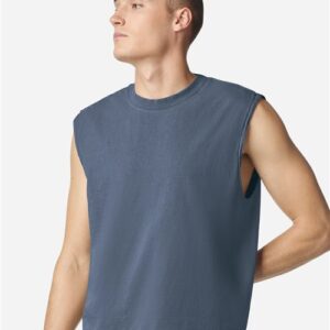 American Apparel 207GD - Unisex Heavyweight Cotton Garment-Dyed Mid-Length Muscle Tee