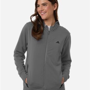 Adidas AT209 - Women's Game & Go Fleece Full-Zip Hooded Sweatshirt