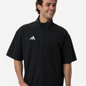 Adidas AT505 - Men's Short Sleeve Quarter-Zip Pullover