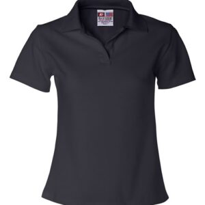 Bayside Women's USA-Made V-Neck Polo