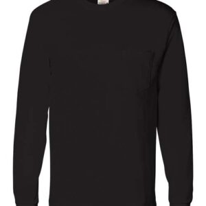 Hanes Men's Authentic Long Sleeve Pocket T-Shirt