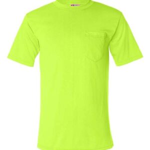 Bayside Unisex USA-Made 50/50 Pocket T-Shirt