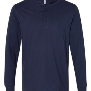 BELLA + CANVAS Men's Jersey Henley