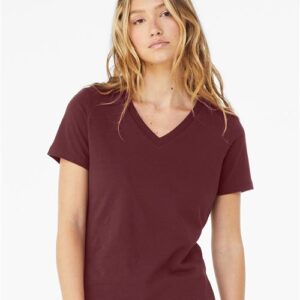 BELLA + CANVAS Women’s Relaxed Jersey V-Neck Tee