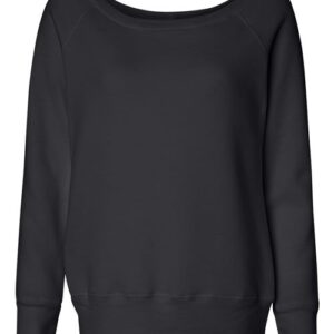 BELLA + CANVAS Women’s Sponge Fleece Wide Neck Sweatshirt