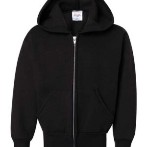 Hanes Youth EcoSmart® Full-Zip Hooded Sweatshirt