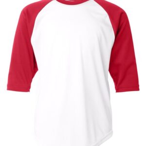 Badger 2133 - Youth B-Core Three-Quarter Sleeve Baseball T-Shirt