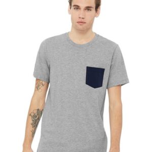 BELLA + CANVAS Men's Jersey Pocket Tee