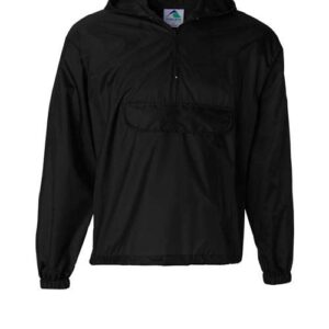 Augusta Sportswear Unisex Packable Half-Zip Hooded Pullover Jacket