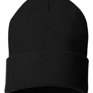Sportsman 12" Solid Cuffed Beanie