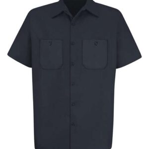 Red Kap Men's Cotton Short Sleeve Uniform Shirt