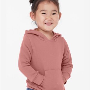 BELLA + CANVAS Toddler Sponge Fleece Pullover Hoodie Sweatshirt