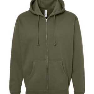 Independent Trading Co. Unisex Heavyweight Full-Zip Hooded Sweatshirt