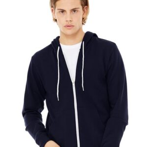 BELLA + CANVAS Unisex Sponge Fleece Full-Zip Hoodie Sweatshirt