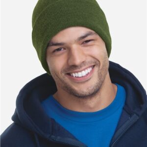 Bayside USA-Made 12'' Knit Cuffed Beanie