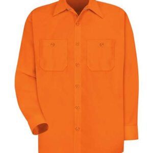 Red Kap Men's Enhanced Visibility Long Sleeve Work Shirt