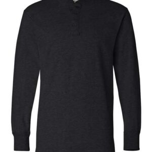 J. America Men's Vintage Brushed Jersey Henley