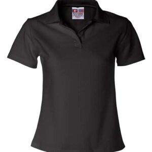 Bayside Women's USA-Made V-Neck Polo