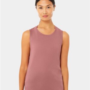 BELLA + CANVAS Women's Flowy Scoop Muscle Tank