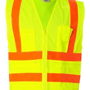 Kishigo Unisex Prismatic Hydrowick-Lite Multi Zipper Vest