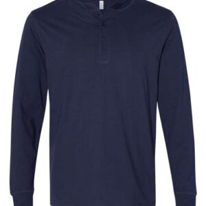BELLA + CANVAS Men's Jersey Henley