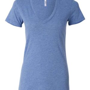 BELLA + CANVAS Women’s Triblend Deep V-Neck Tee