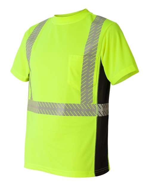 Kishigo Unisex Premium Black Series® Breathable Tape Class 2 T-Shirt - Image 7