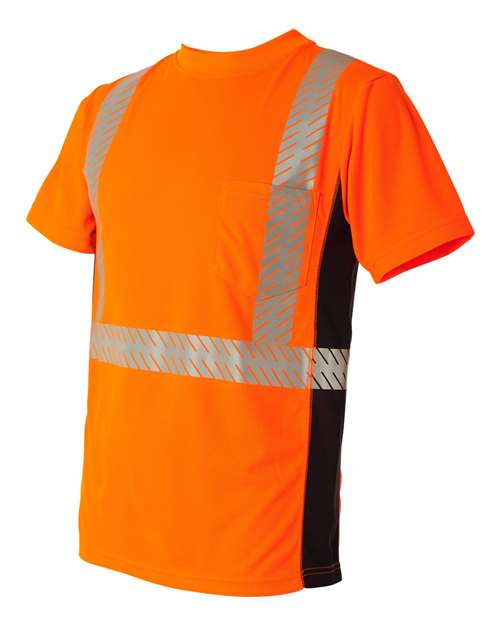Kishigo Unisex Premium Black Series® Breathable Tape Class 2 T-Shirt - Image 10