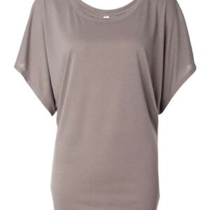 BELLA + CANVAS Women’s Flowy Draped Dolman Tee
