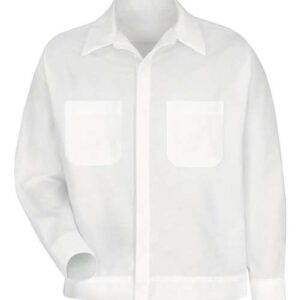 Red Kap Men's Button-Front Shirt Jacket