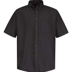 Red Kap Men's Poplin Short Sleeve Dress Shirt