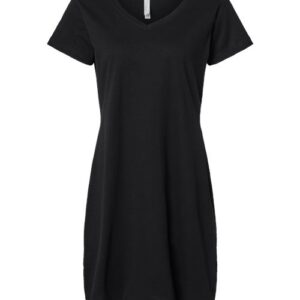 LAT Women's Fine Jersey V-Neck Coverup