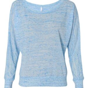 BELLA + CANVAS Women’s Flowy Off Shoulder Long Sleeve Tee
