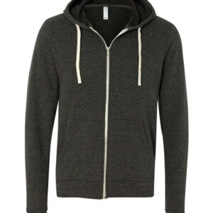 BELLA + CANVAS Unisex Triblend Sponge Fleece Full-Zip Hoodie Sweatshirt