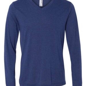 BELLA + CANVAS Unisex Long Sleeve V-Neck Tee