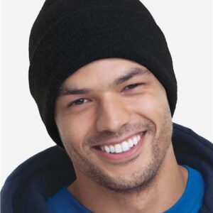 Bayside USA-Made 12'' Knit Cuffed Beanie