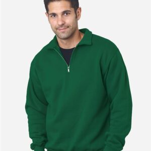 Bayside Unisex USA-Made Quarter-Zip Sweatshirt